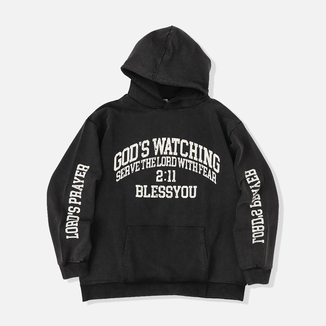 GOD’S WATCHING HOODIE / 2:11